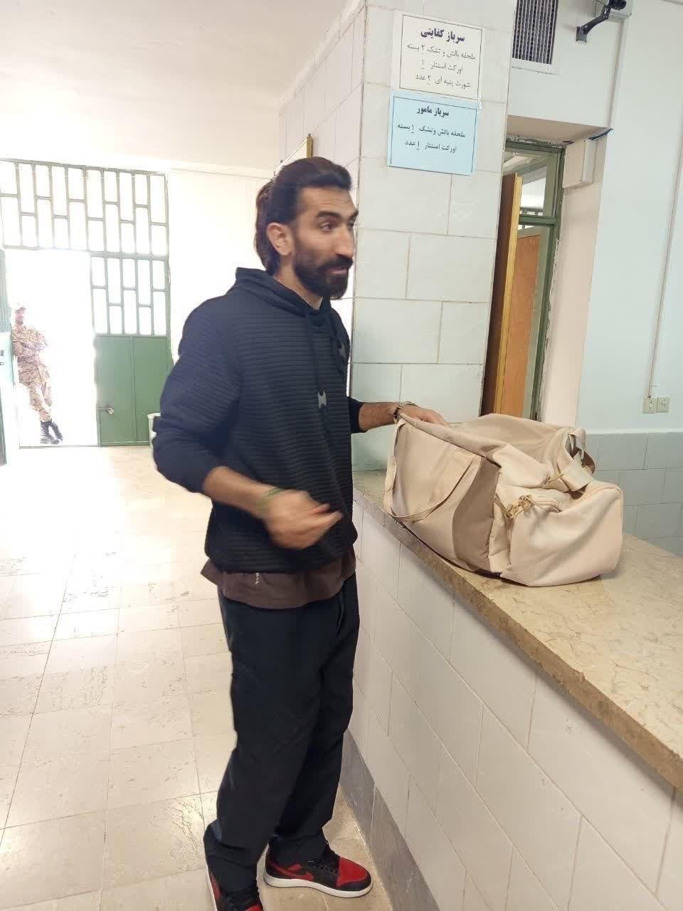 علیرضا بیرانوند در پادگان