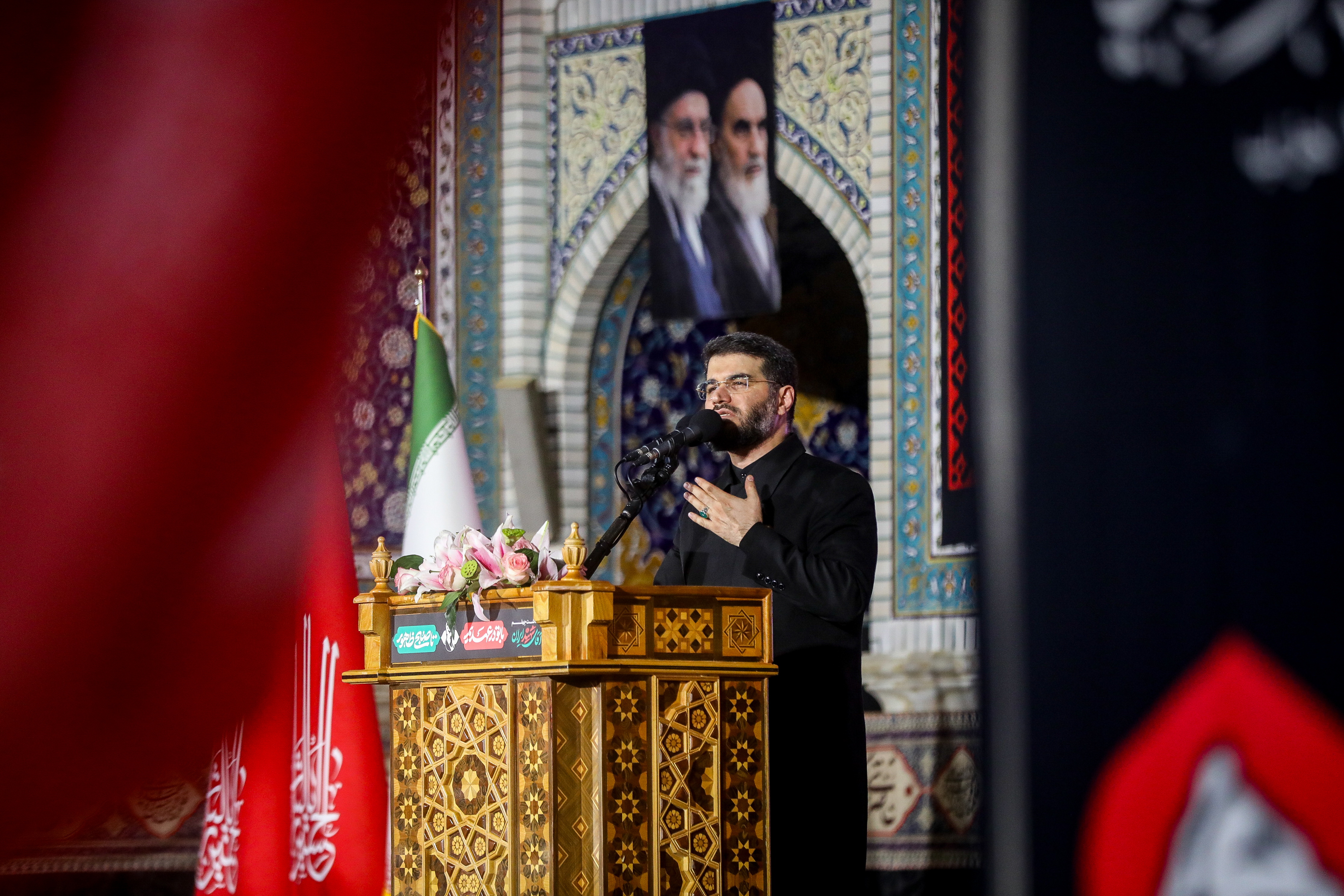 مراسم بزرگداشت چهلم «آقای شهید ایران» در حرم مطهر رضوی، مشهد (4)_1405528232548