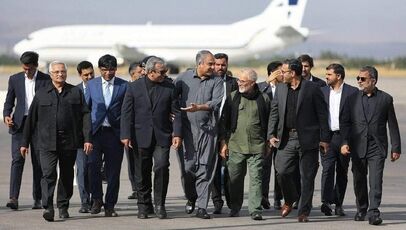 وزیر کشور پاکستان وارد مشهد شد