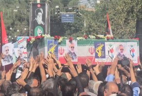 تشییع باشکوه پیکر سردار شهید ظریفی در گناباد؛ فرماندهی که بیش از هزار طرح محرومیت‌زدایی را پیگیری کرد