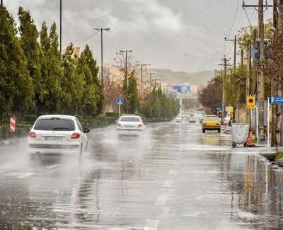بارش سیل‌آسا و آب‌گرفتگی معابر در مازندران و جویبار