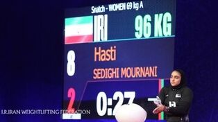 کسب یک نشان طلا و یک برنز توسط نمایندگان وزنه برداری ایران در رقابت‌های قهرمانی آسیا
