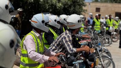 برخورد پلیس با موتورسواران متخلف درمحورهای ورودی و خروجی پایتخت