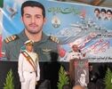 تجلیل از فرمانده پهپادی ارتش در مراسم شهادت سلیم‌زاده