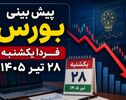 پیش بینی بورس فردا یکشنبه ۲۸ تیر ۱۴۰۵ | بورس در انتظار پایان موج فروش؛ شاخص کل باز هم سقوط می‌کند؟