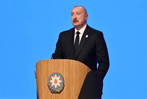 علی‌اف به انتقاد از غرب پرداخت؛ تأکید بر مقابله با دخالت خارجی