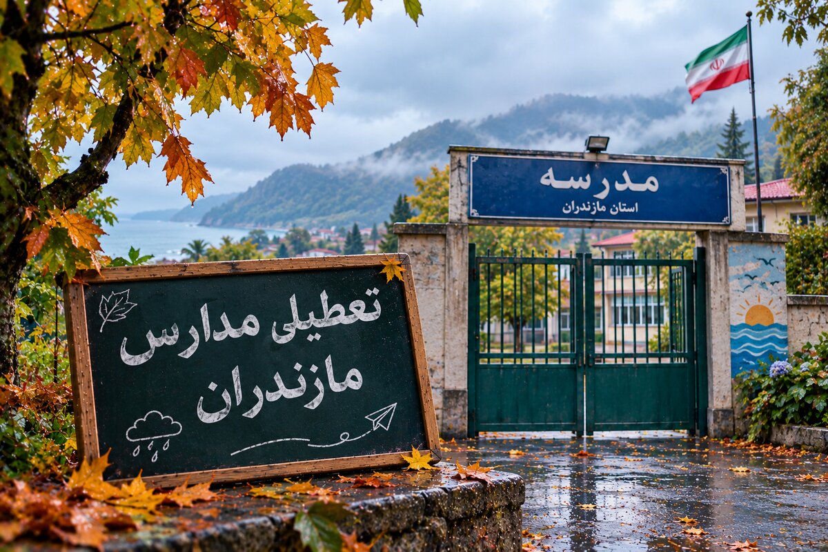 آیا مدارس مازندران شنبه ۹ آبان ۱۴۰۵ تعطیل است؟