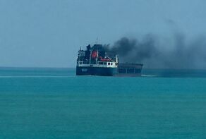 توضیح مدیرکل بنادر مازندران درباره دود غلیظ یک کشتی باری در فریدونکنار