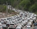 ترافیک سنگین در محورهای چالوس و هراز امروز پنجشنبه 25 تیر 1405