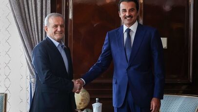 دیدار پزشکیان و امیر قطر در روسیه؛ تأکید بر گسترش روابط دوجانبه و تقویت همکاری‌های انرژی